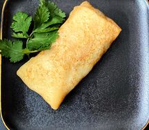 Блинчик с грибами и сыром