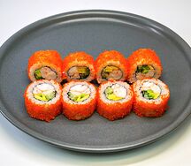 Ролл Калифорния с креветкой