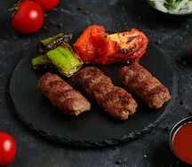 Տավարի քյաբաբ բանջարեղենով