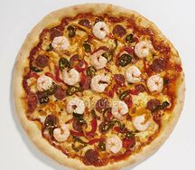 Pizza fruits de mer