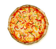 Pizza scampi rosa