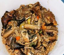 Riz soumara à la pintade
