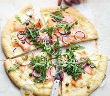Pizza saumon