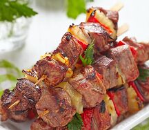 Brochettes de filet de bœuf