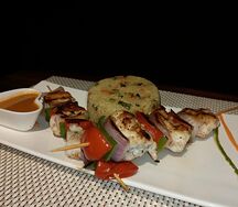 Brochettes de mérou