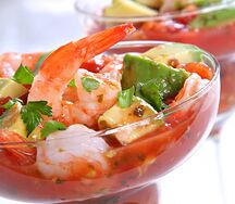 Cocktail davocats crevettes