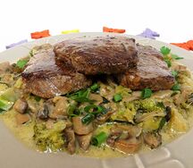 Filet de bœuf aux champignons