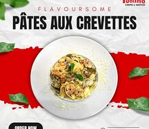 Pâtes aux crevettes