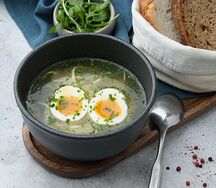 Куриный суп с домашней лапшой
