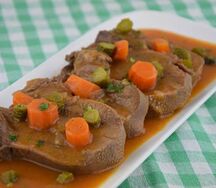 Langue de bœuf sauce piquante