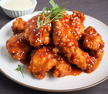 Poulet rôti du chef sauce épais