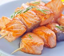 Brochettes de mérou
