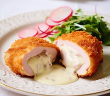 Escalope de poulet cordon bleu