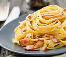 Linguine à la carbonara