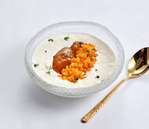 Рисовая каша с абрикосом и розмарином