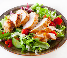 Salade au blanc de poulet