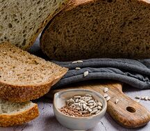 Солодовый хлеб со злаками
