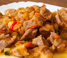 Porc africain sauté