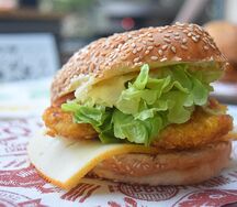Pané zinger burger