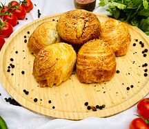Самса с зеленью