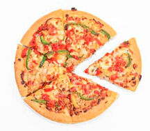 Pizza moyenne poulet crème fraiche