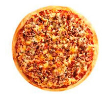 Grande pizza bolognaise