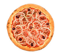 Grande pizza calabraise