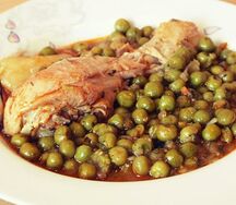 Petit pois au poulet