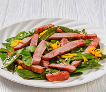 Salade au saucisse