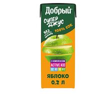 Сок Добрый Active kid Яблочный