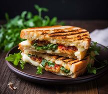 Sandwich halloumi grillé