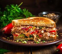 Sandwich rolas tuna