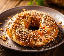 Bagel sesames