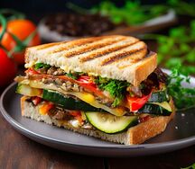 Sandwich légumes grillés