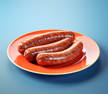 Assiette de saucisse