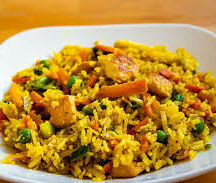 Riz au curry poulet