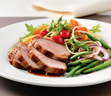 Salade au filet de porc