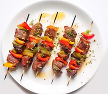 Brochette d'alloco aux gésiers