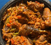 Demie pintade sautée