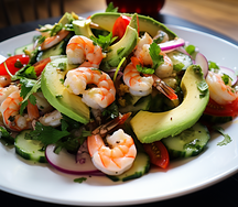 Avocat aux fruits de mer