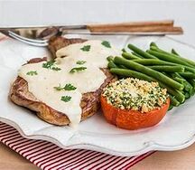 Gigot d'agneau à la crème
