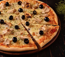 Pizza aux poulet petit