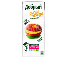 Բնական հյութ Դոբրի դեղձ և խնձոր