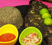 Riz aux champignons noirs