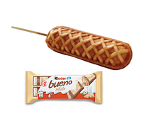 Waffle stick kinder bueno white