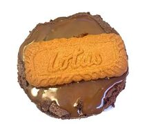 Brownie speculoos caramel