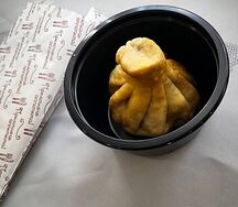 Хинкали с индейкой жареные
