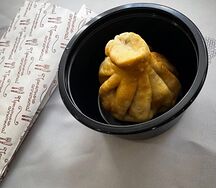Хинкали со свининой жареные