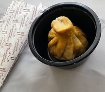 Хинкали с говядиной жареные