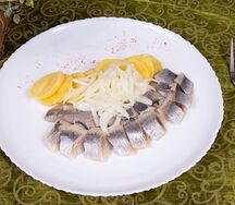 Сельдь с картофелем